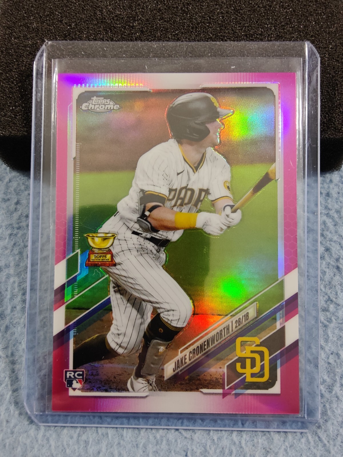 2021 TOPPS CHROME MAGENTA REFRACTOR JAKE CRONENWORTH #49 201/399 RC PADRES