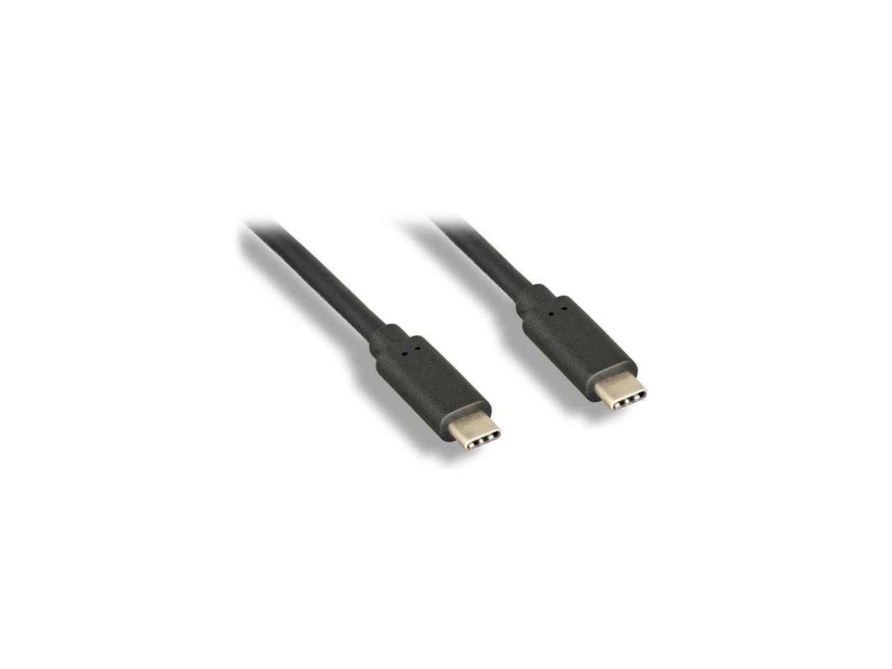 Nippon Labs, 6,6 футов Кабель USB Type C 3.1 Gen 2, 10 Г, 3 А, ЧЕРНЫЙ