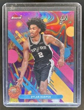 2025-26 Topps Finest Dylan Harper Common RC Oil Spill Refractor Rookie #2 Spurs