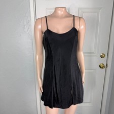 Vintage 90s Y2K Victorias secret Lingerie dress Small 100 Silk W3-1
