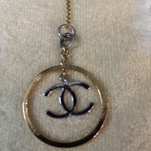 Chanel CC Pearl/ Rhinestone Pendant On Unbranded Chain Necklace - Picture 6 of 11
