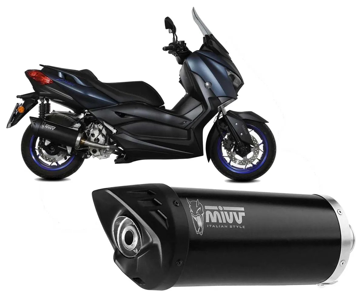 Exhaust Muffler Mivv MOVER Black Inox for YAMAHA X-MAX 300 2021 Exhaust Muffler Mivv MOVER Black Inox for YAMAHA X-MAX 300 2021