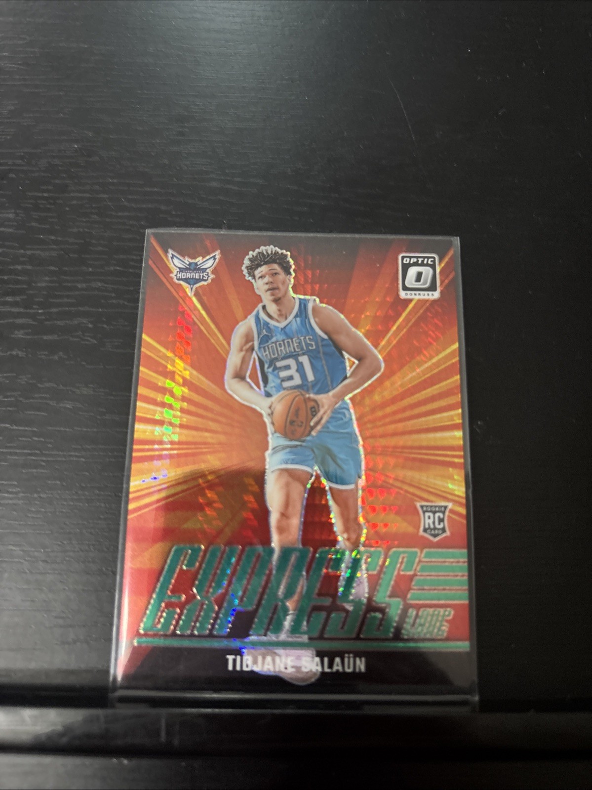 2024-25 Panini Donruss Optic - Express Lane Tidjane Salaun #8 Green Hyper- /249!