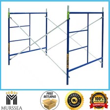 MetalTech Saferstack 1 Story Scaffold Frame Set 5x7x5ft Galvanized Braces