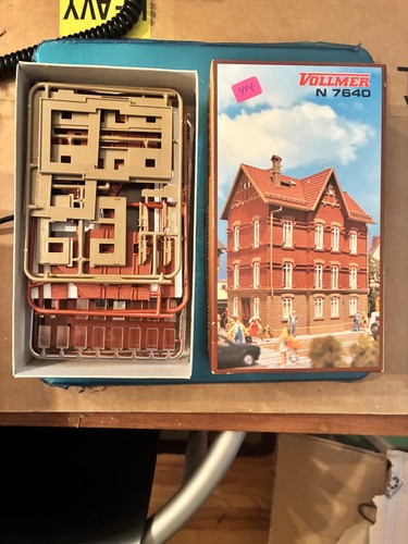 Vollmer N 7640 Railway Man's Home Eisenbahnerahnhaus kit modelo escala N nuevo | Condition: New