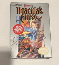 Castlevania III: Dracula's Curse Nintendo NES, CIB +++, Near Mint!