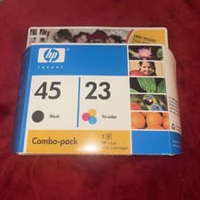 New HP Invent 45  23 Black Tricolor Combo Pack Ink Cartridge OEM Factory Sealed