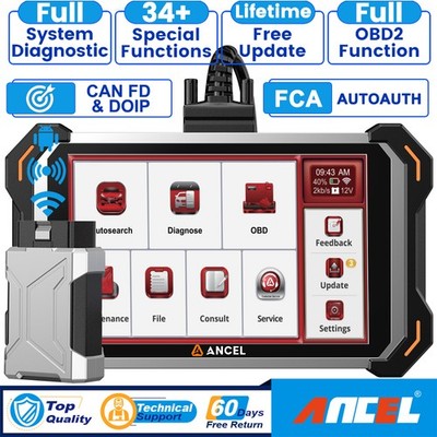 ANCEL DS600BT Car Diagnostic Scanner OBD2 Full Systems Bidirectional Test Tool