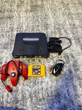 Nintendo 64 Console Bundle W/ TONY HAWK 2 AND ALL HOOKUPS- Tested  Working 