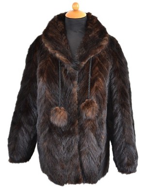 A1843 mink jacket real fur fur jacket fur coat mink jacket B-STOCK with defects