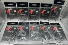 10 Packages ~ Matzuo America O’Shaughnessy Fishing Hooks Various Sizes 