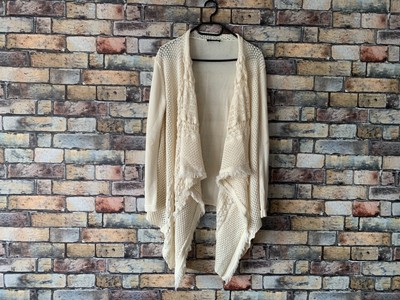 Cardigan, Strickjacke, Twinset Simona Barbieri, Gr. M, creme
