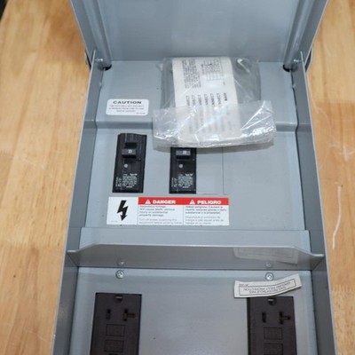 Siemens P77US 1ph 80 Amp 120/240 Vac Type 3R Temporary Power GFI Outlet  #H