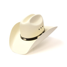 Western Express Unisex Natural Straw Cattleman Cowboy Hat, Off White, Size A59