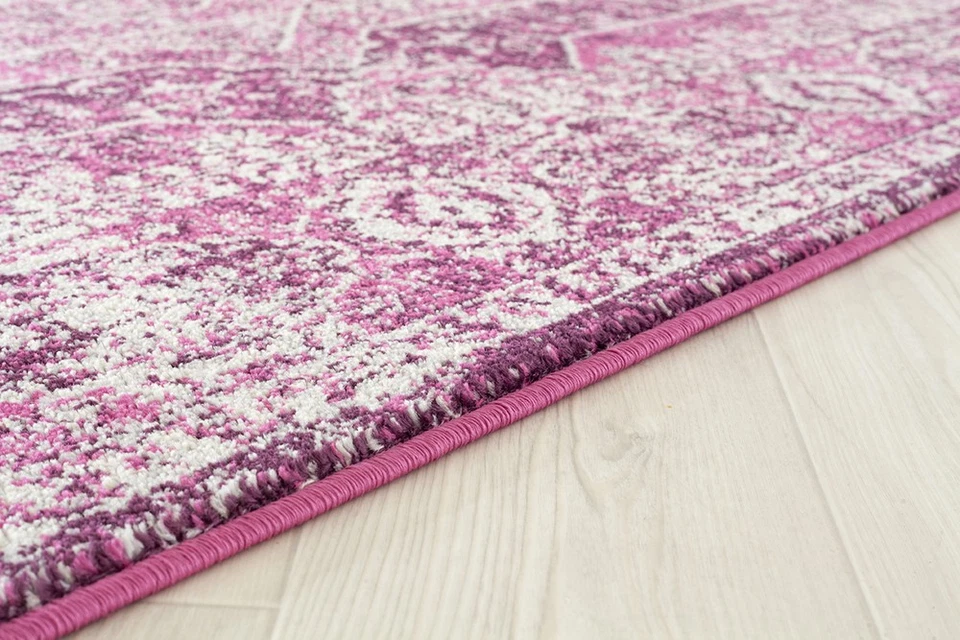 Tapete de área 12x15 United Weavers rosa geométrico desbotado 713 21081 - abril 12' 6" x 15' - Imagem 3 de 3