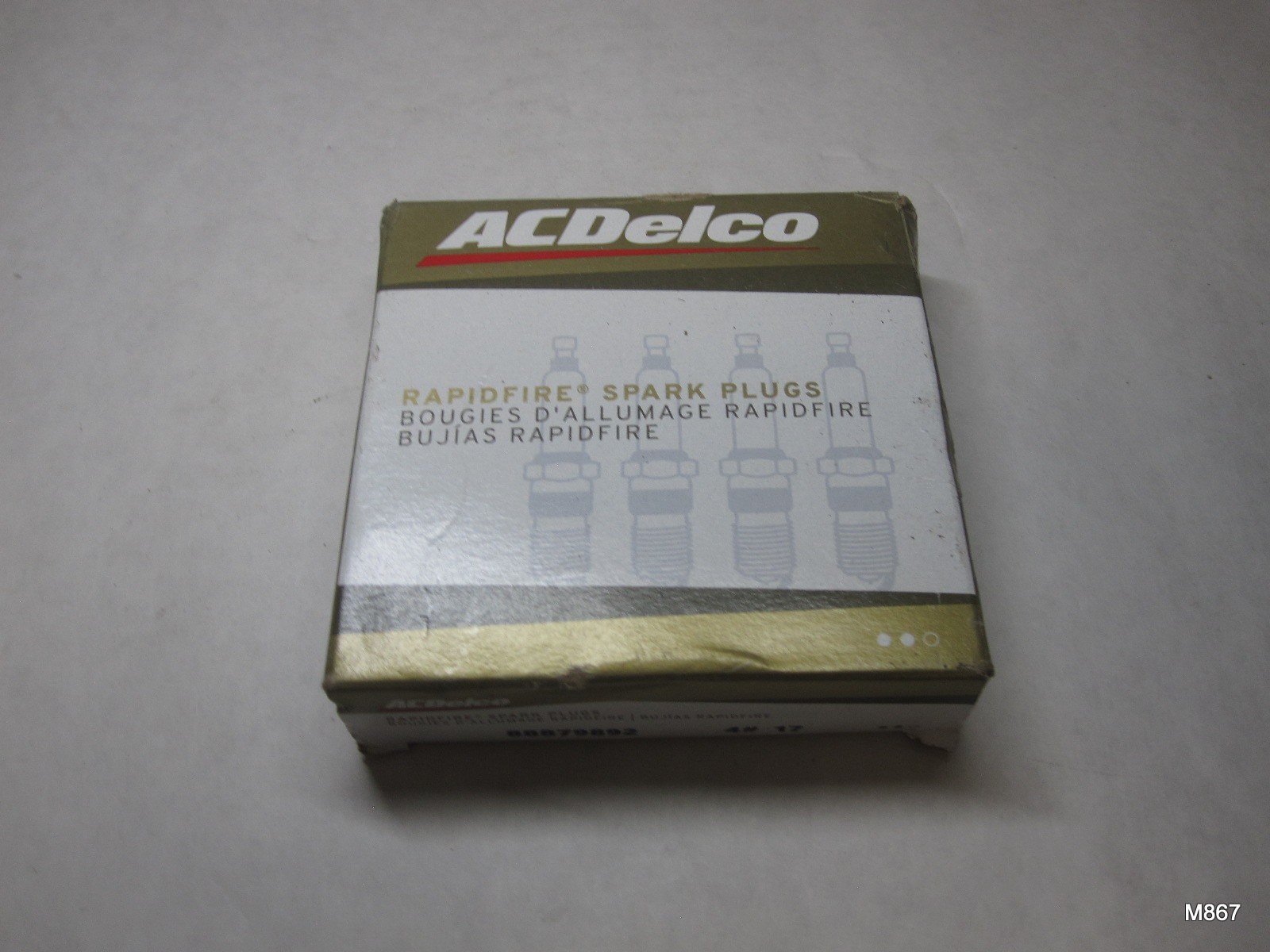 ACDelco Rapidfire Platinum Spark Plugs 4# 17  88879892  1 Box of 4 Spark Plugs