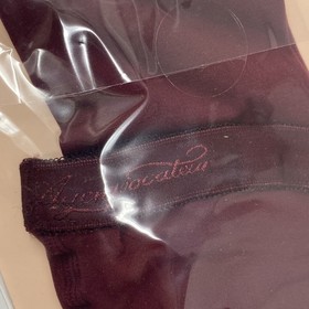 Agent Provocateur Ginger SOIREE Burgundy Tights S NEW