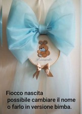 Fiocco Nascita Possibile Cambiare Nome E Realizzarlo In Versione Bimba 