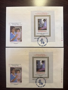 MACEDONIA FDC COVER 1993 YEAR NURSES TUBERCULOSIS TB HEALTH MEDICINE STAMPS