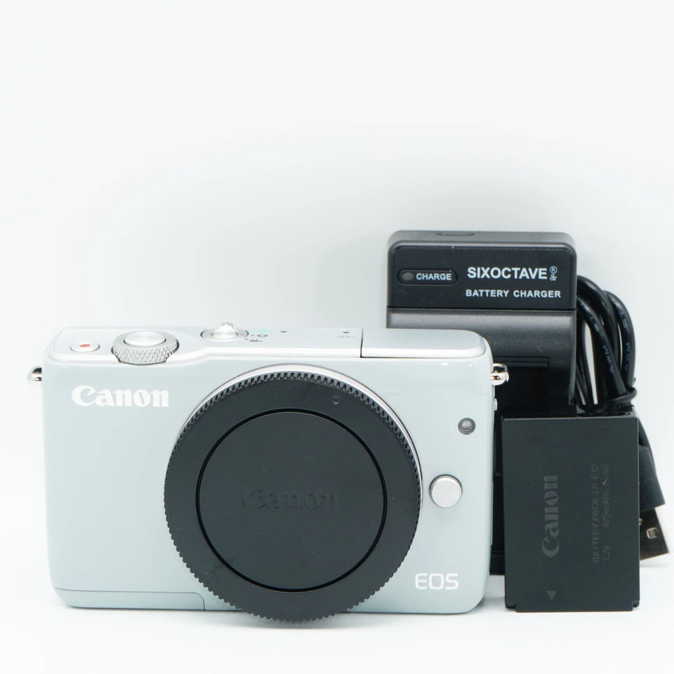 ""US DUTY PAID / Near Mint" Canon EOS M10 Digital Camera Body Gray #07013 - Image 1 of 4