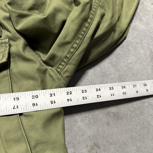 Vintage 70s M-65 Field Jacket Vietnam Era Cold Weather US Army Coat Large OG-107 - Picture 6 of 8