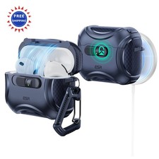 ESR for AirPods Pro 3 Case USB C Cable MagSafe Ready Magnetic Lid Lock Full