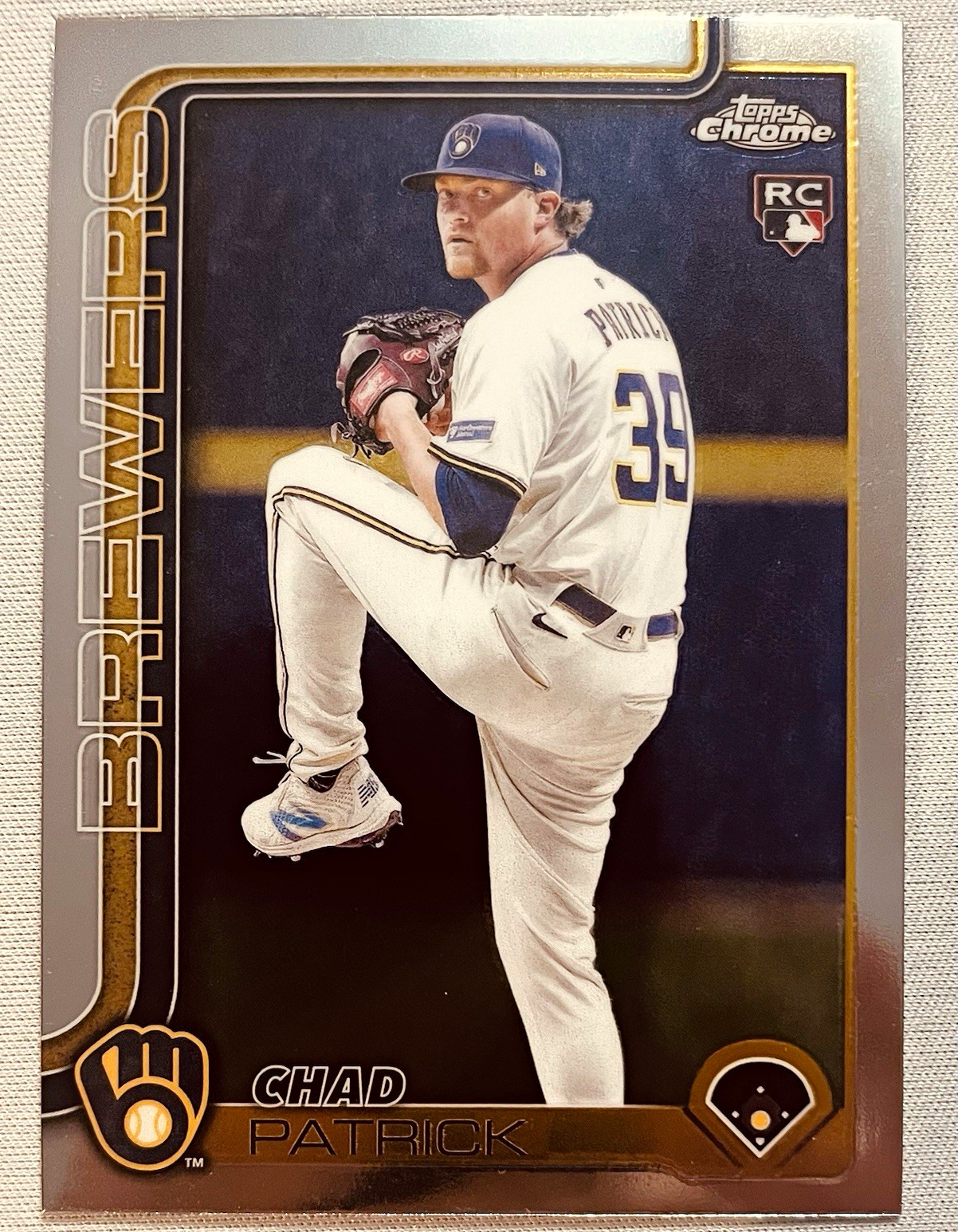 2025 Topps Chrome Update Chad Patrick #USC90 RC Rookie Milwaukee Brewers