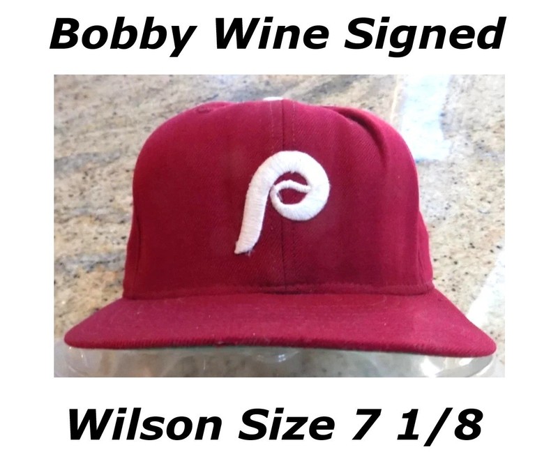 Vintage 1970’s Philadelphia Phillies Game Used Wilson Baseball Cap Hat