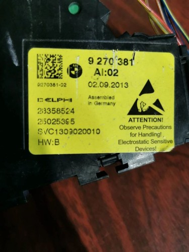 BMW 5 F10 F11 2015 Schalter el. Sitzverstellung 9270381 UAD1632