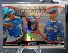 2012 Bowman Chrome FEANCISCO LINDOR FRANCHISE ALL-STARS RC #FAS-CL