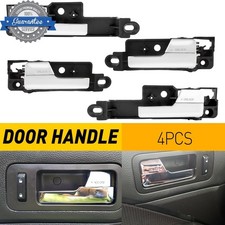 4x Interior Door Handle Front Rear Left Right For Ford Fusion 2006-2012 Chrome