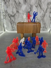 1970's Tim Mee Toys Plastic Firemen Figures Set Of 17