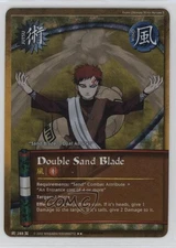 2008 Naruto CCG: The Chosen 1st Edition Wave Foil Double Sand Blade #J288