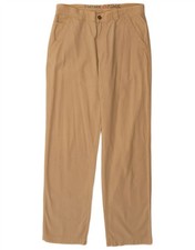 THINK PINK Pantalone chino uomo dritto IT 48 Medium W32 L33 beige cotone VG21