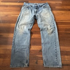 Levi's 505 Men's Cotton Jeans - Light Stonewash