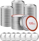 Ball Mason Jar Lids and Rings for Canning 120 Count Regular Mouth