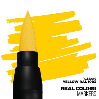 AK-RCM004 AK Interactive Real Colors Markers Yellow RAL 1003 (6 Pack)