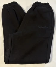 Comfrt Kids Signature Sweatpants ~ Onyx Black Color Unisex Size Medium