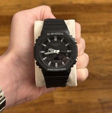 Casio G-Shock GA-2100-1A1JF All Black Classic w/ Metal Accents 24H Ship