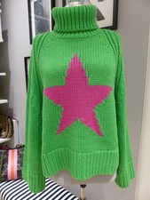 GOLDBERGH Pullover NP 250  grün pink Stern 3...
