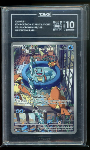 Squirtle graded TAG 10 for sale on eBay