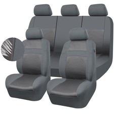 CAR PASS Seat Cover Full Sets, 3D Air Mesh Car Seat Cover with 5mm Composite ...