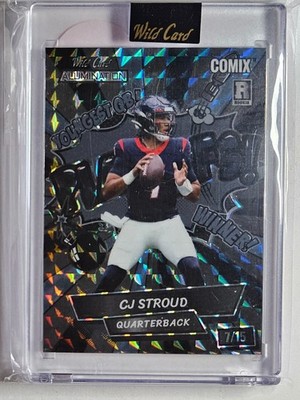 C.J. Stroud 2023 Wild Card Comix 7/15 RC Texans Rare 💥