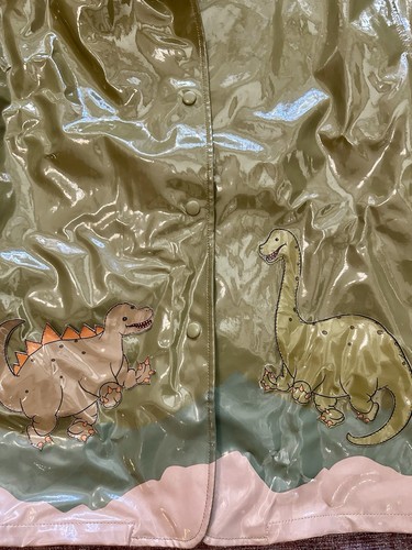 Kidorable Kids Rain Coat Jacket Dinosaurs size 6 /6X Husky - Picture 9 of 11