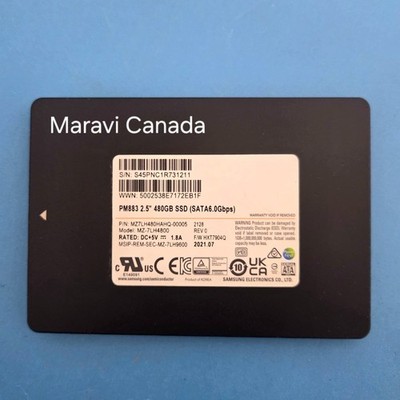 Samsung 480GB 2.5'' SSD SATA 6G MZ-7LH4800 MZ7LH480HAHQ Enterprise, 100% Health