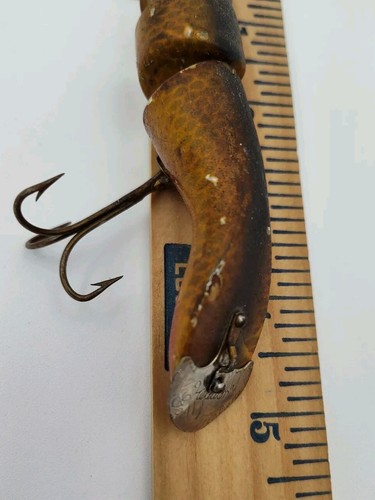 โ
๐1919-23 Heddon Dowagiac Double Lure Uncommon ANTQ Fishing Rare VTG๐๐ธSEE๐๐ธ - Picture 17 of 18