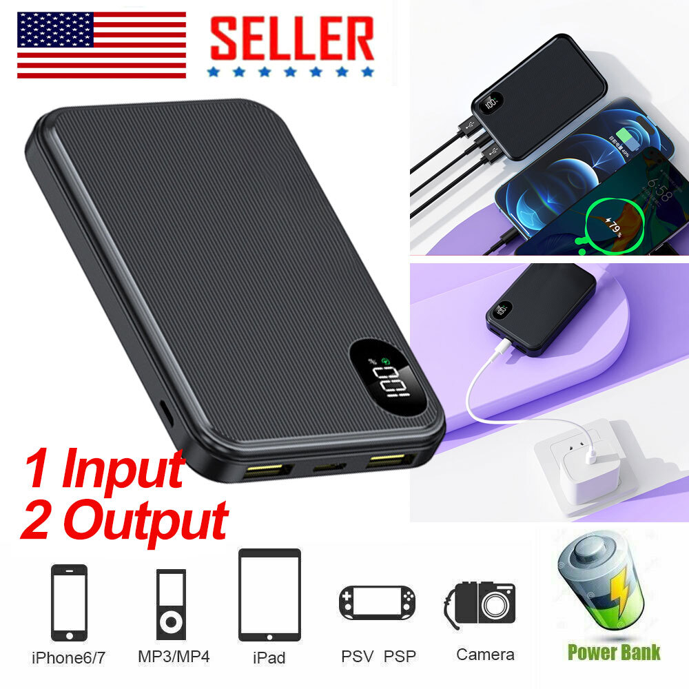 POWER BANK FOR ELECTRIC HEATED VEST JACKET BODY WARMER USB 5V 2A BATTERY PACK-image