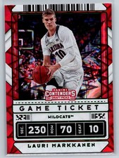 2020 Contenders Draft Picks #26 Lauri Markkanen Game Ticket Green Explosion