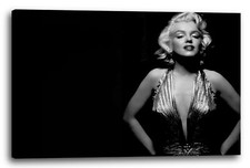 Wandbild Marilyn Monroe sexy Glitzer Abend-Kl...