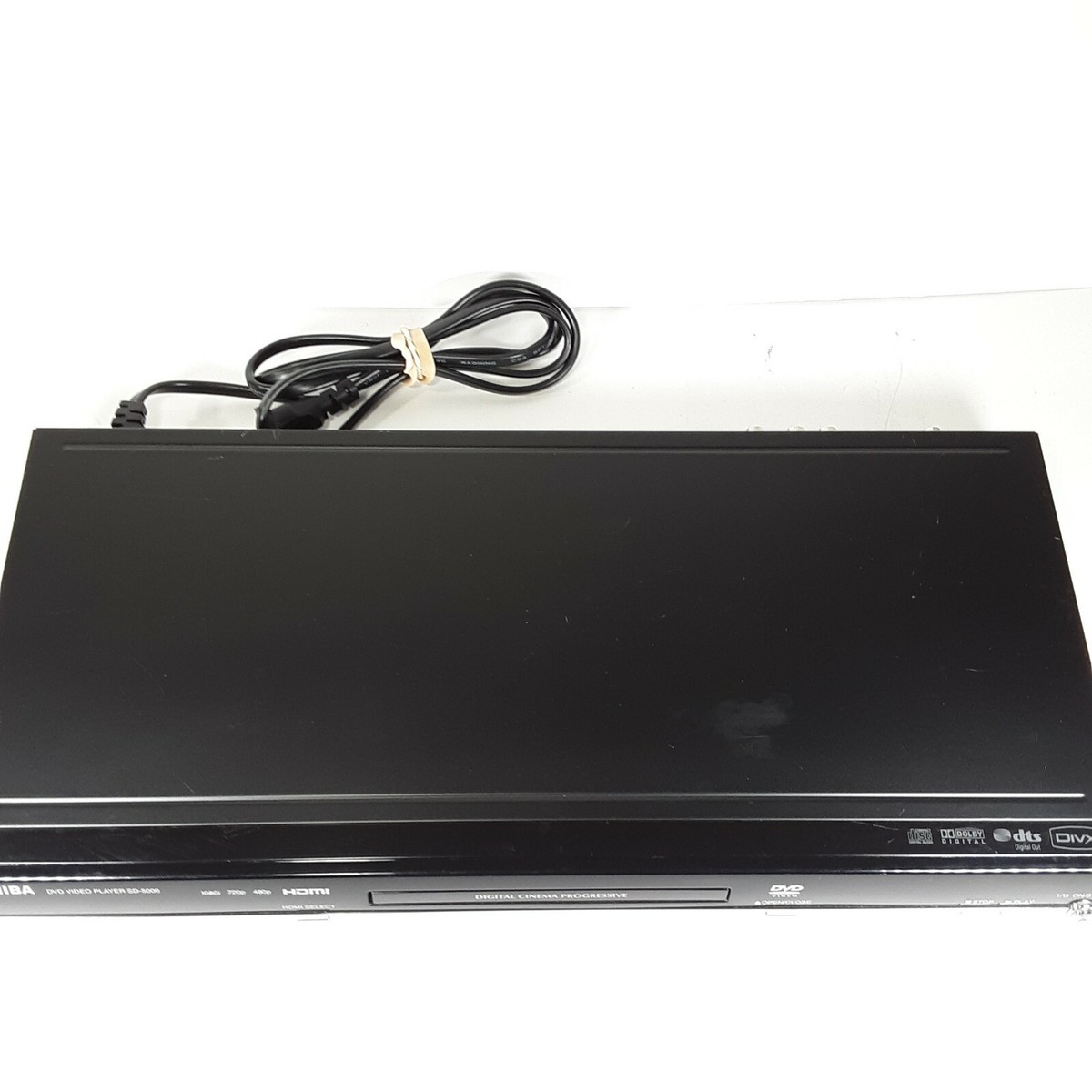Toshiba SD-5000 DVD Player HDMI Black No Remote Tested and